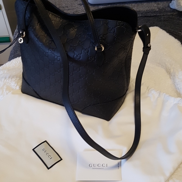 GUCCI Guccissima Bree Top Handle - Picture 5 of 16